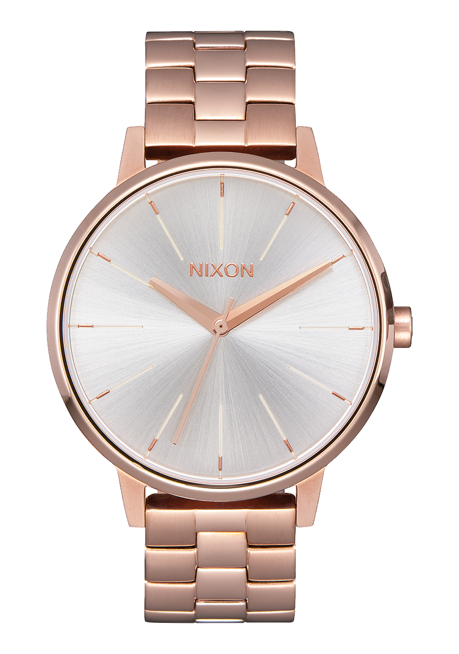 Kensington Uhr Roségold Weiß Damen Edelstahl – Nixon EU