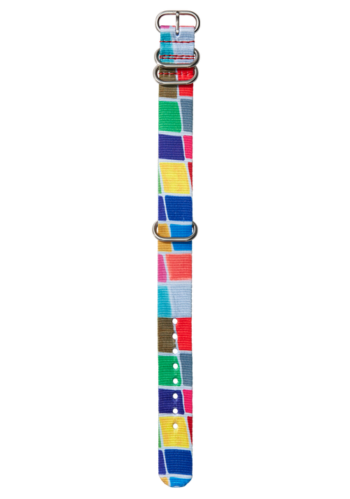 20mm Recycled One Piece Band - Azzurro piscina