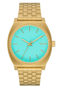 Time Teller - Gold / Turquoise / Gold View 1