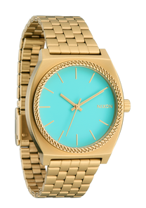 Time Teller - Gold / Turquoise / Gold View 2
