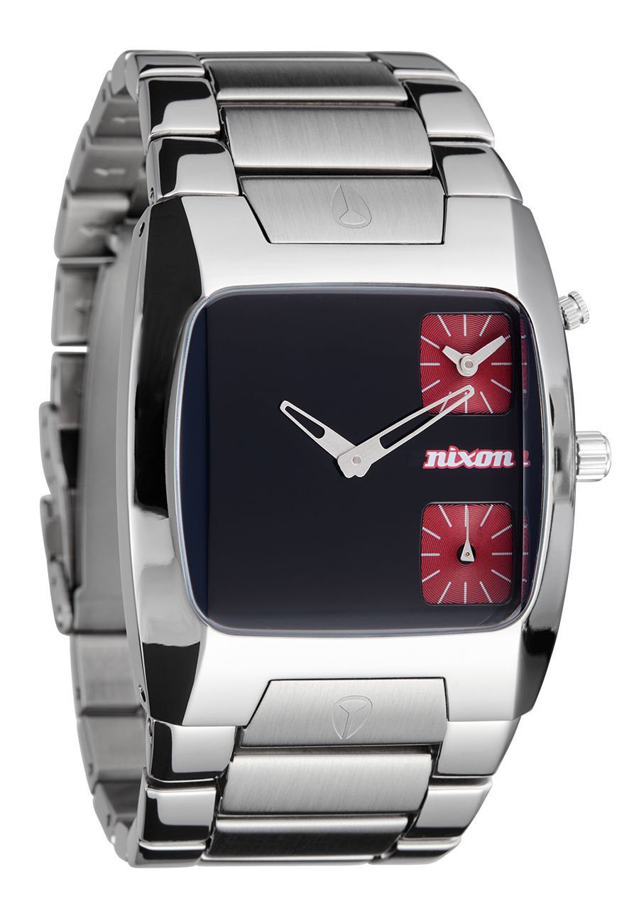 Banken - Silber / Schwarz / Rot View 3