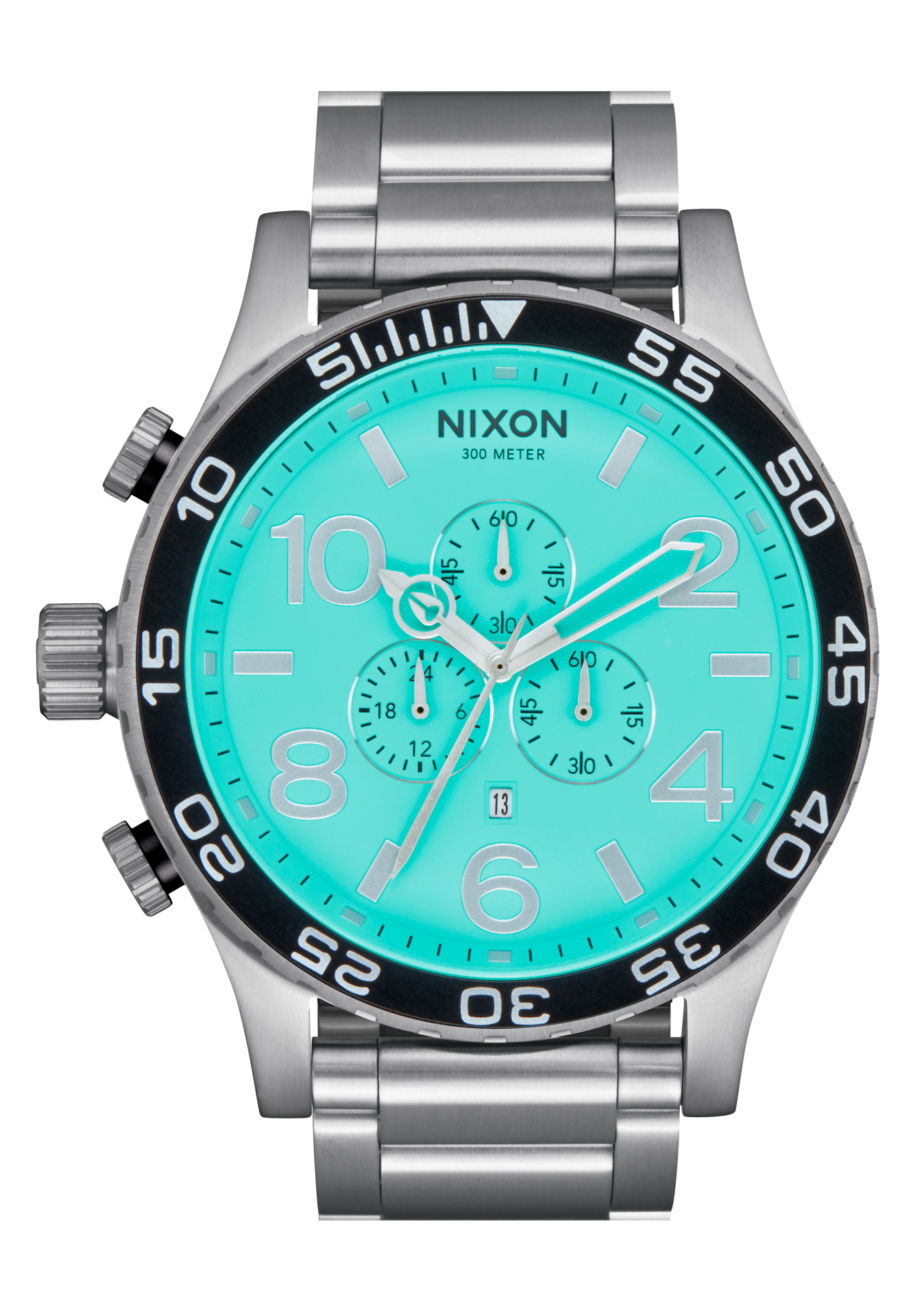 51-30 Chrono - Silver / Turquoise View 1