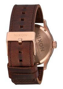 Sentry Leather - Rose Gold / Navy / Brown View 3