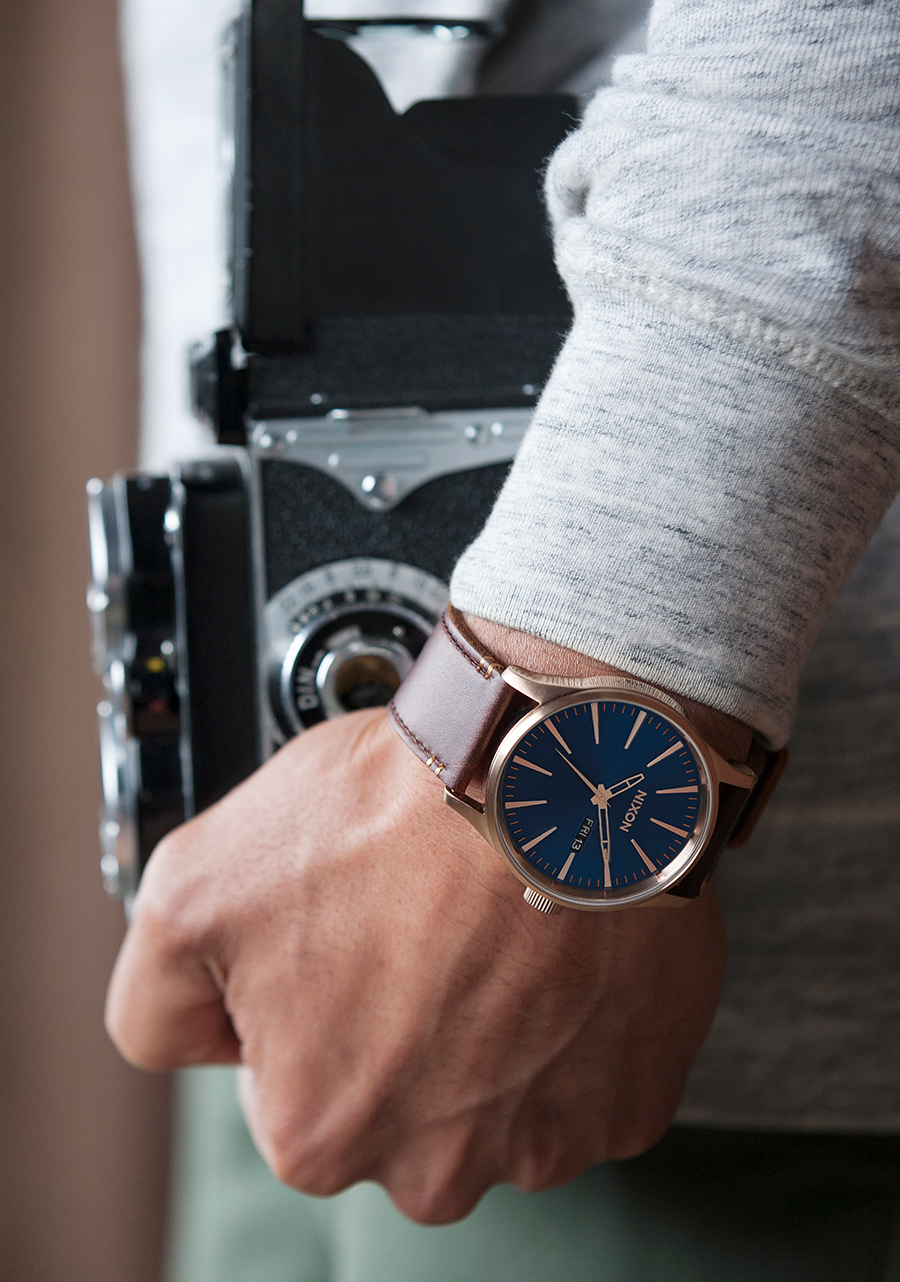 Sentry Leather - Gunmetal / Indigo / Braun