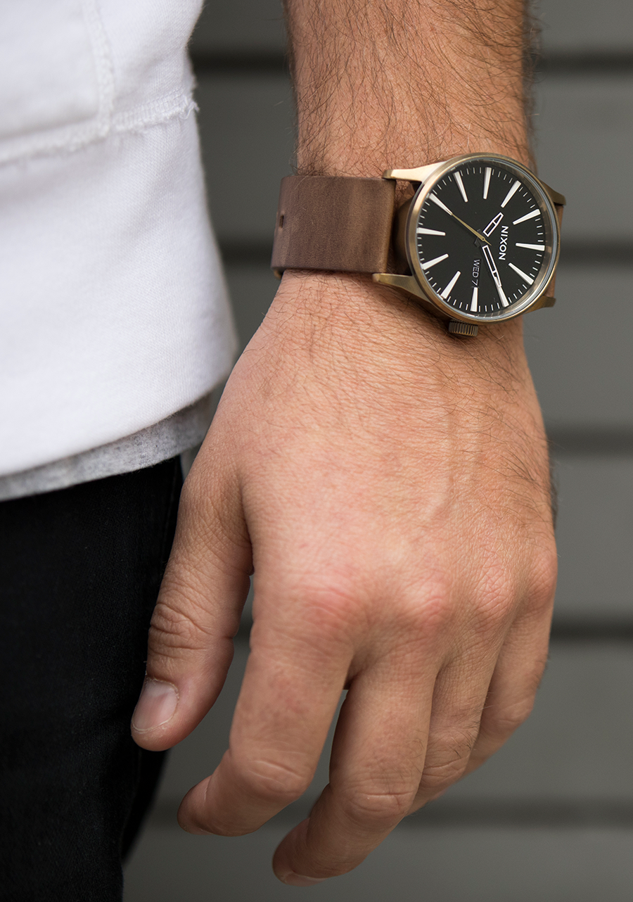 Sentry Leather - Ottone / Nero / Marrone