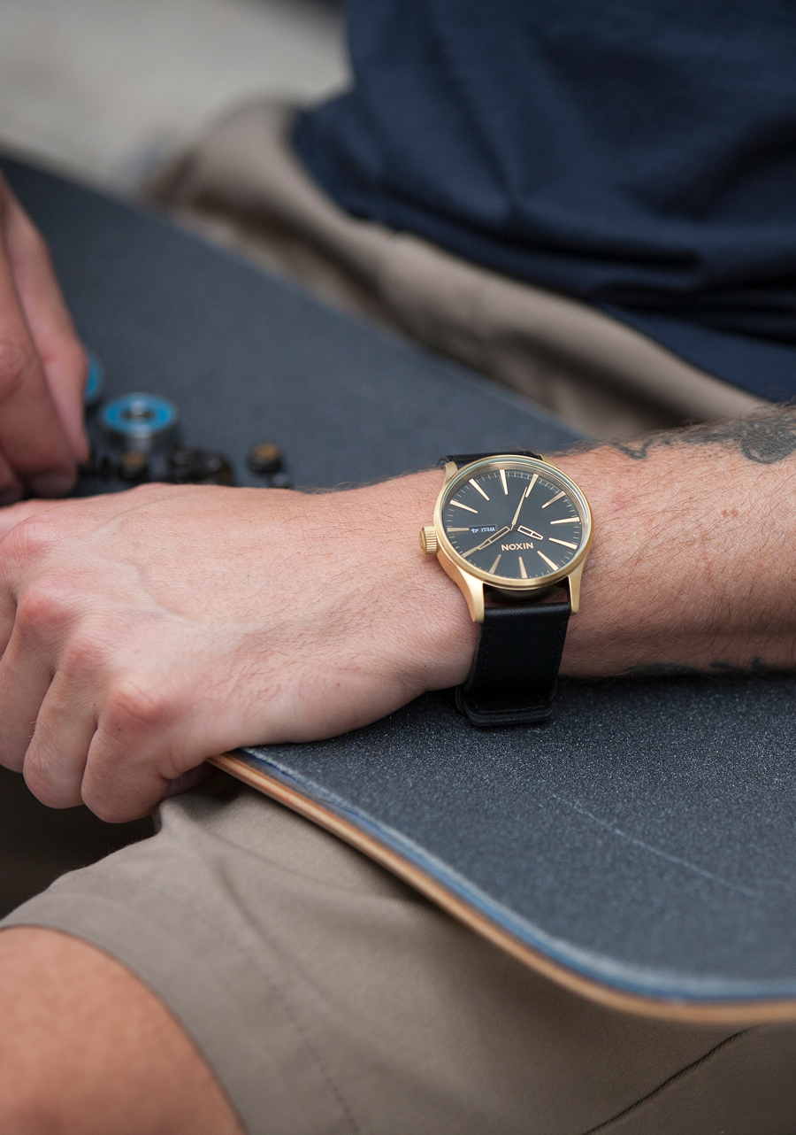 Sentry Leather - Oro / Nero