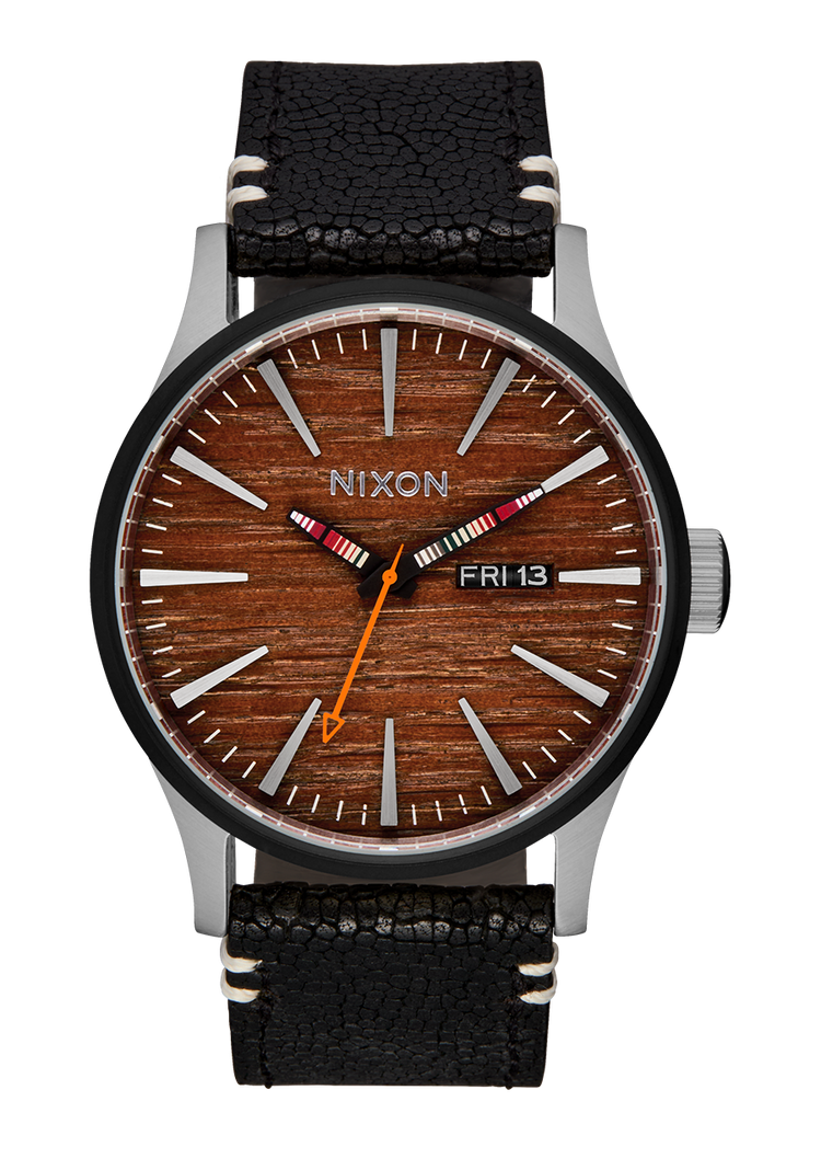 Sentry Leather - Argento / Palissandro / Nero