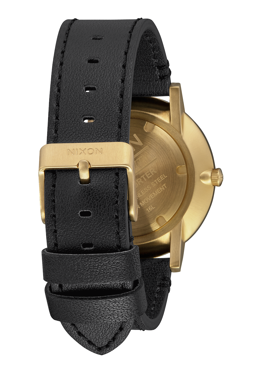 Porter Leather - Gold / Black View 3