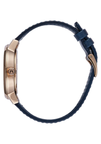 Kensington Leather - Rose Gold / Navy View 2