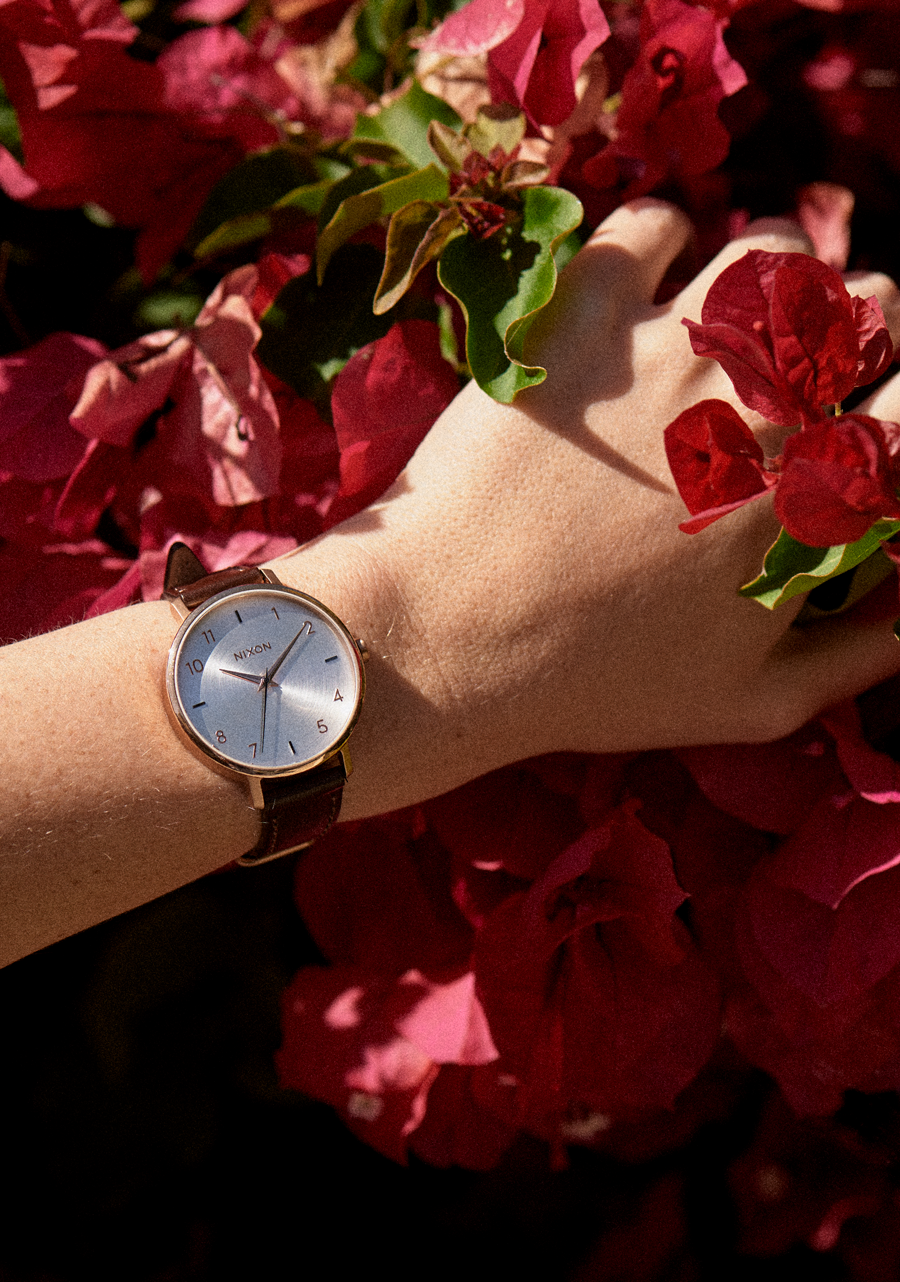 Arrow Leather - Roségold / Silber