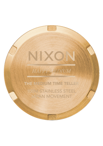 Medium Time Teller - Gold / Green Sunray View 5