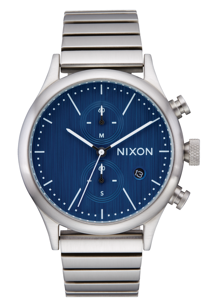Station Chrono - Silber / Indigo