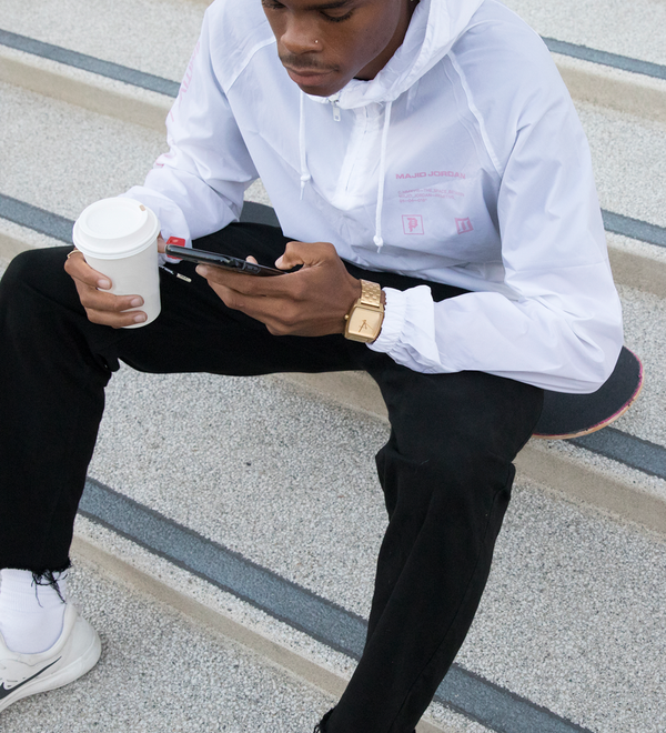 Time Tracker - Matte Black / Gold