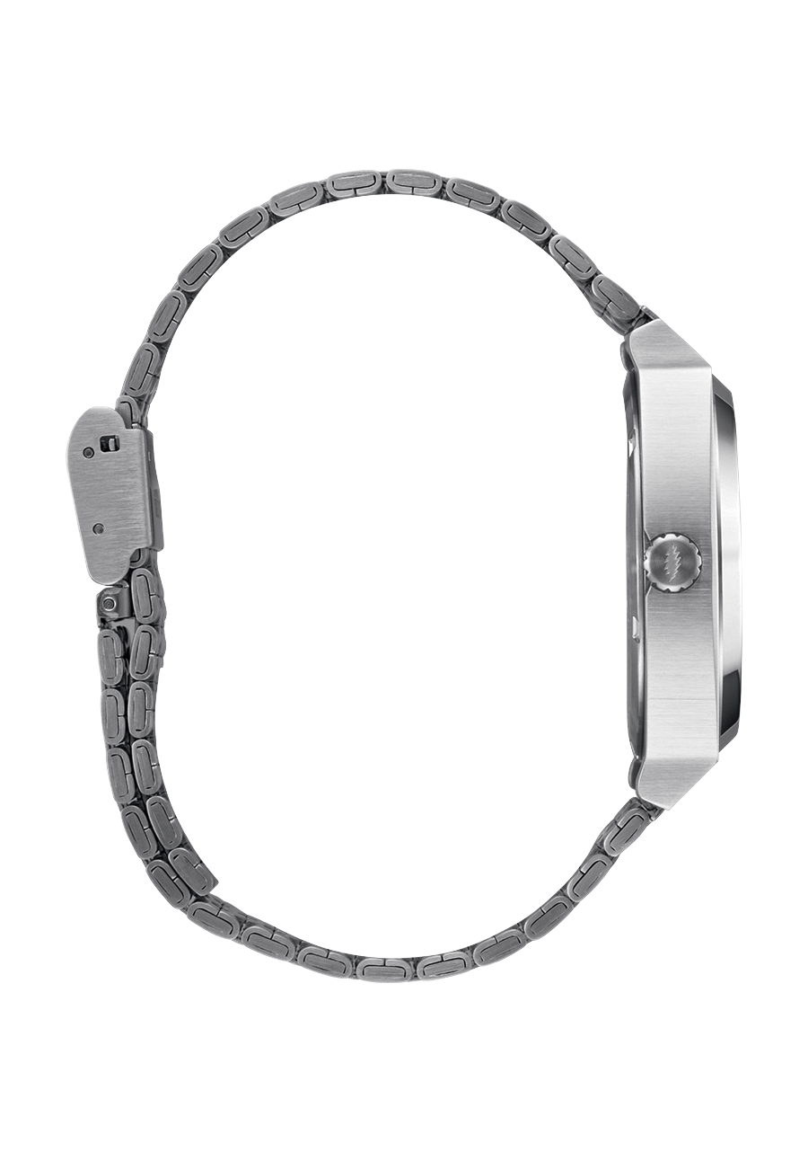 Grateful Dead Time Teller - All Silver / Bears / Roses View 2