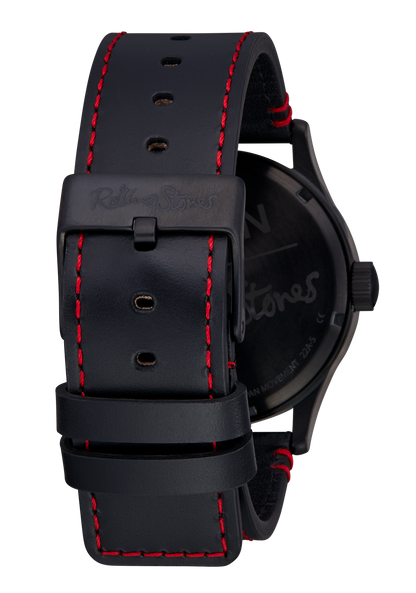 Rolling Stones Sentry Leather - Purpurschwarz View 4