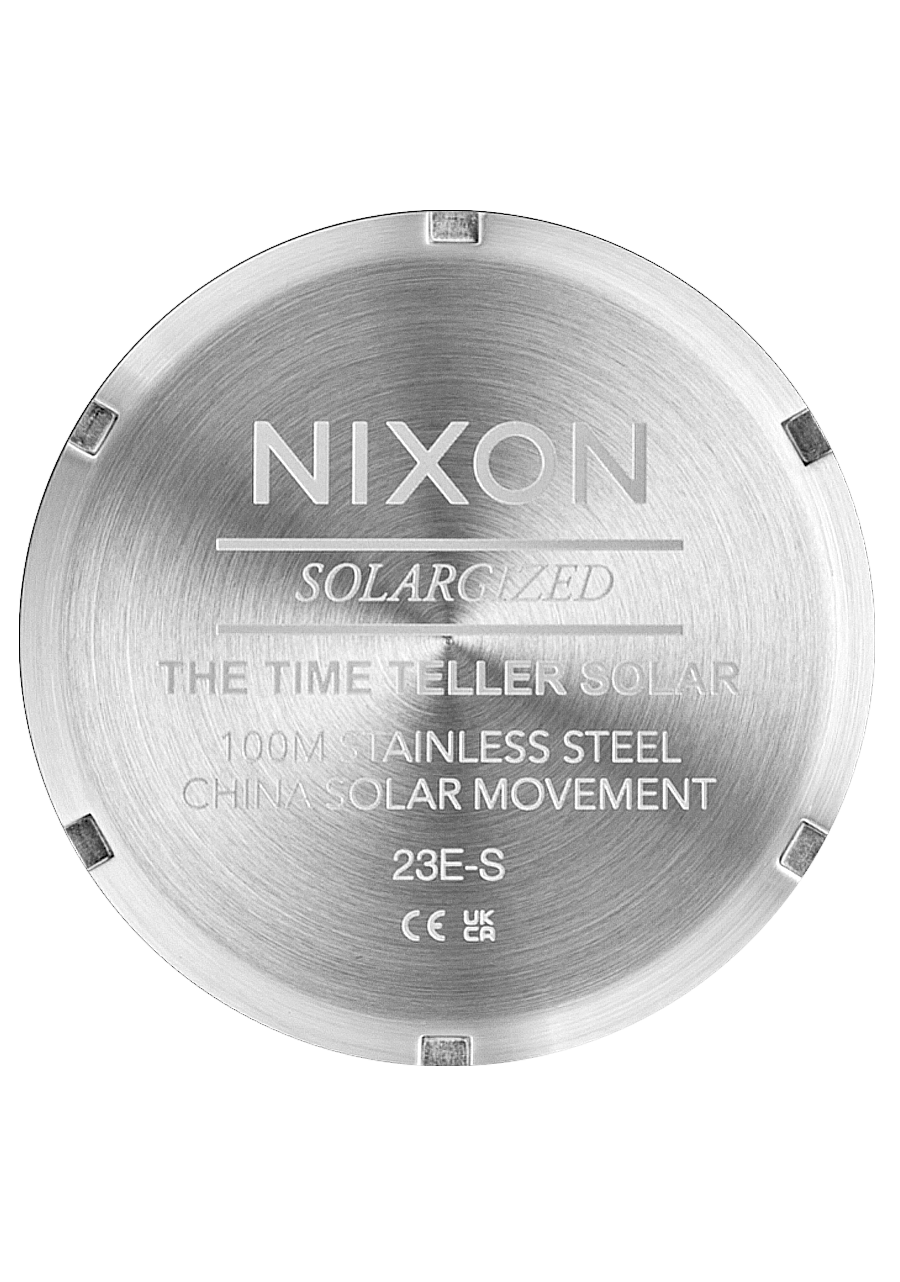 Time Teller Solar - Silver / White Lume View 5