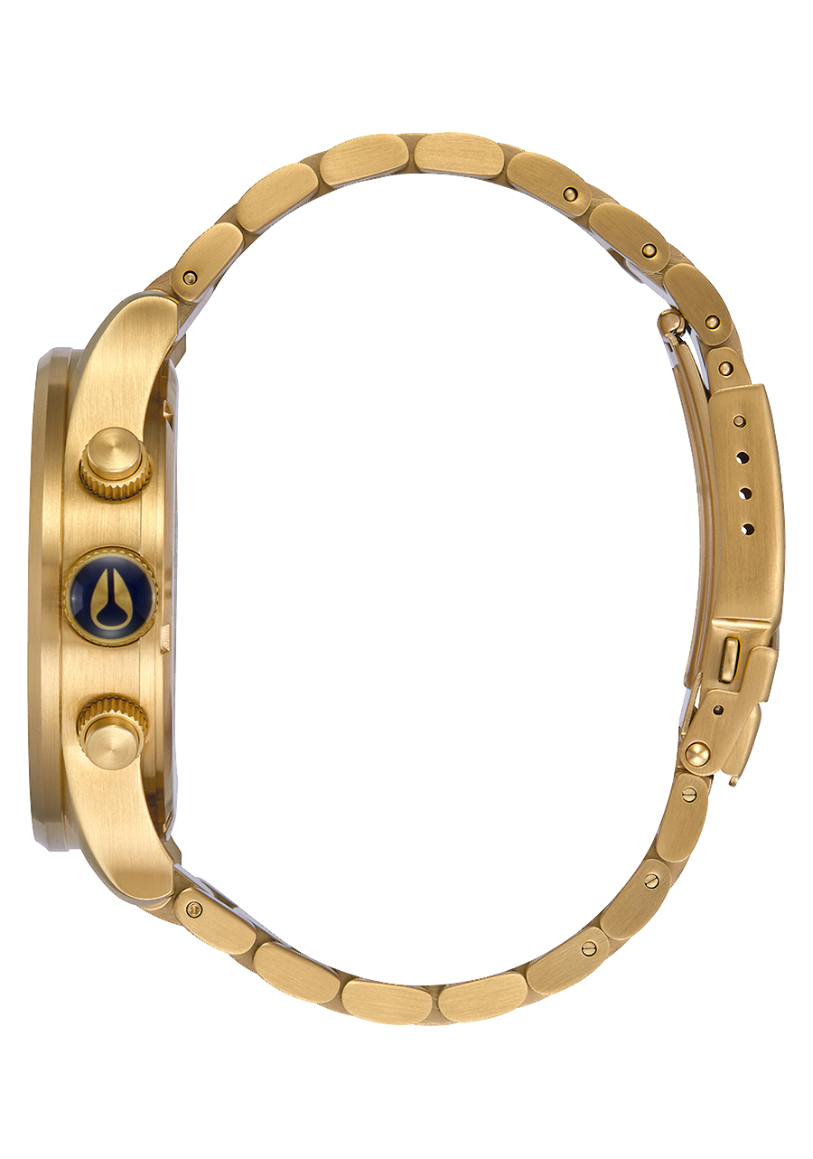 Sentry Chrono - Gold / Blue Sunray View 3