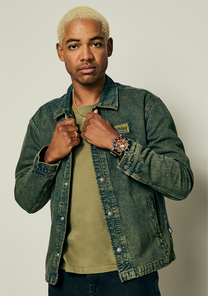 51-30 Chrono Leather - Silver / Rosewood / Chocolate View 10