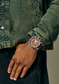 51-30 Chrono Leather - Silver / Rosewood / Chocolate View 8