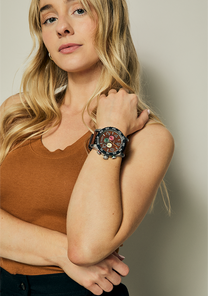 51-30 Chrono Leather - Silver / Rosewood / Chocolate View 9