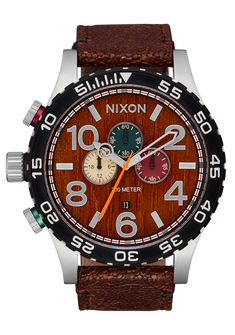 51-30 Chrono Leather - Silver / Rosewood / Chocolate