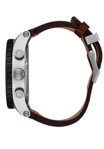 51-30 Chrono Leather - Silver / Rosewood / Chocolate View 3