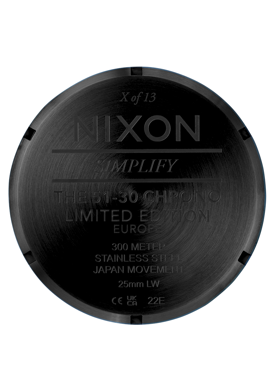 51-30 Chrono Venerdì 13 Edizione - Super Nero / Rosso Neon / EU View 5