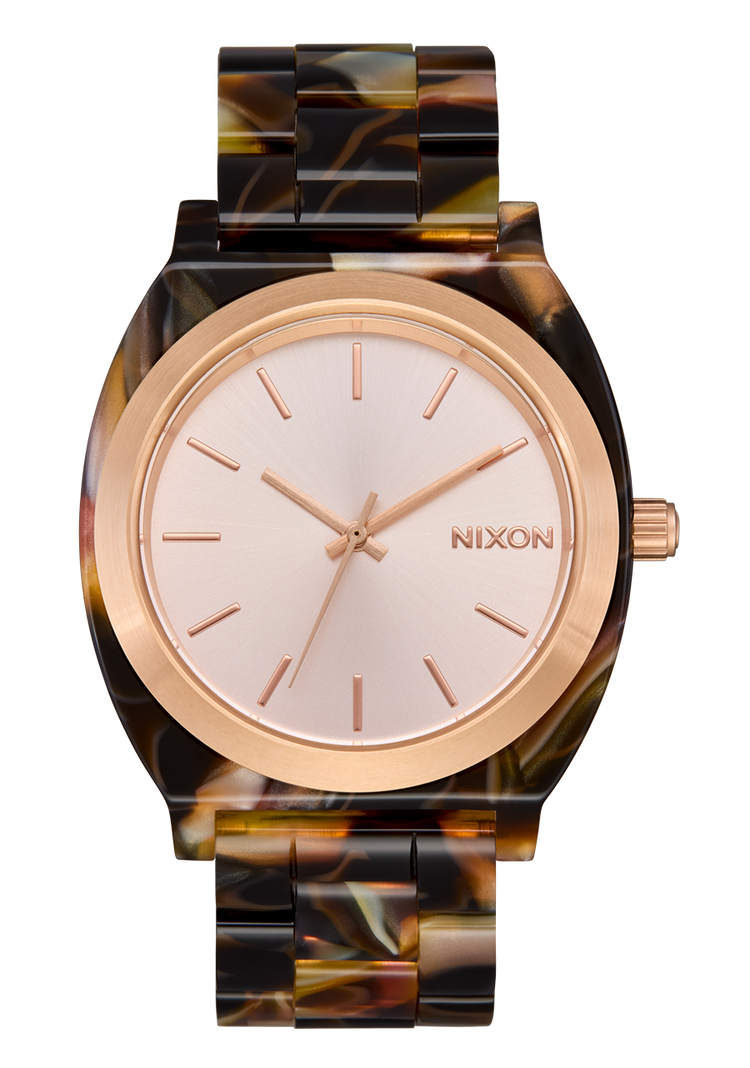 Time Teller Acetate - Roségold / Pink Tortoise