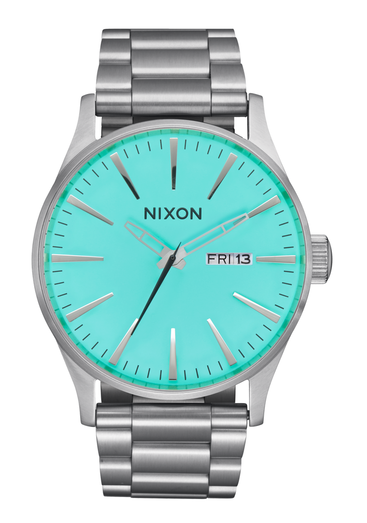 Sentry Acier Inoxydable - Argent / Turquoise