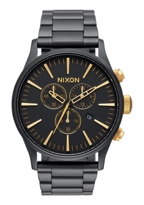 Sentry Chrono - Matte Black / Gold View 1