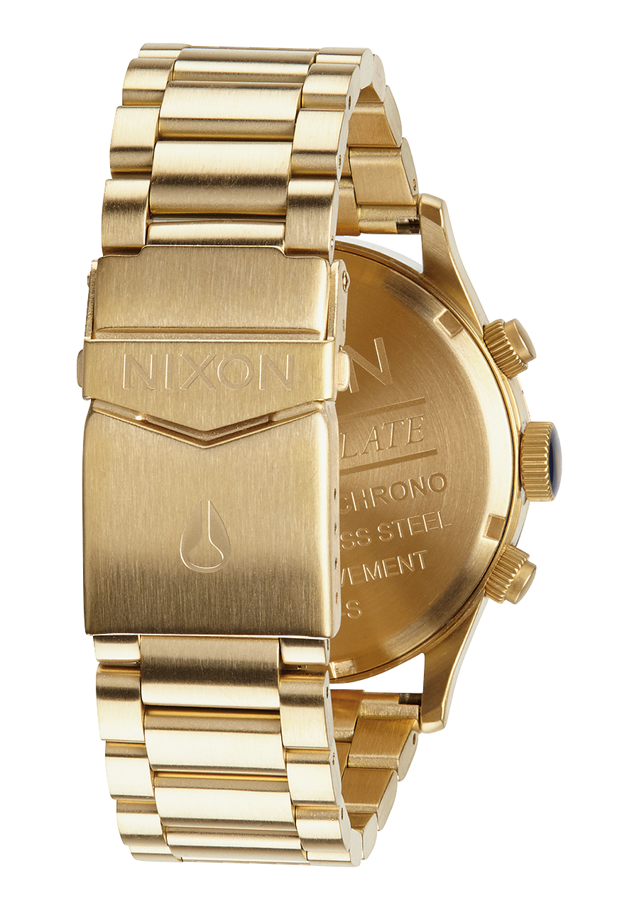 Sentry Chrono - Gold / Blue Sunray View 3