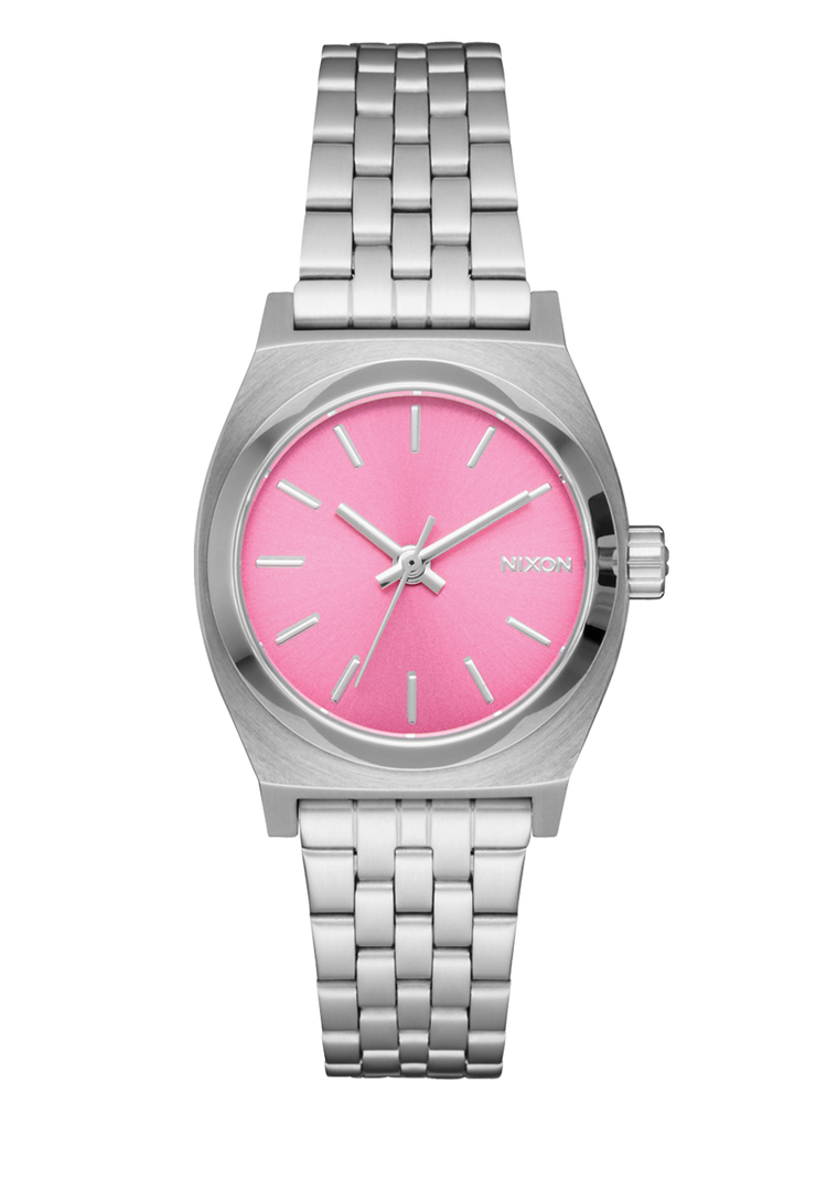 Petit Time Teller - Argent / Rose