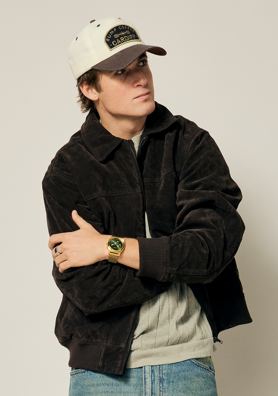 Time Teller Chrono - Oro / Raggio di sole verde View 7