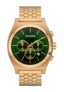 Time Teller Chrono - Oro / Raggio di sole verde View 1