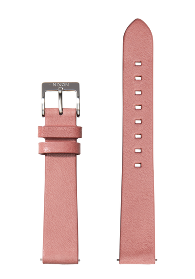 16mm Veg Tanned Leather Band - Rosa polvere