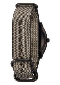 20mm Nylon #TIDE One Piece Band - Kaki / noir View 5