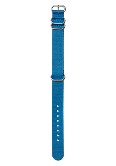 20mm Nylon #TIDE One Piece Band - Marineblau / Blau