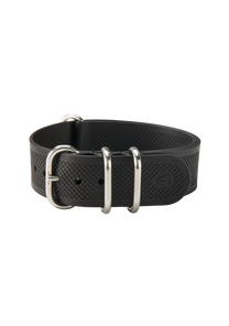 20mm FKM Rubber One Piece Band - Noir View 2