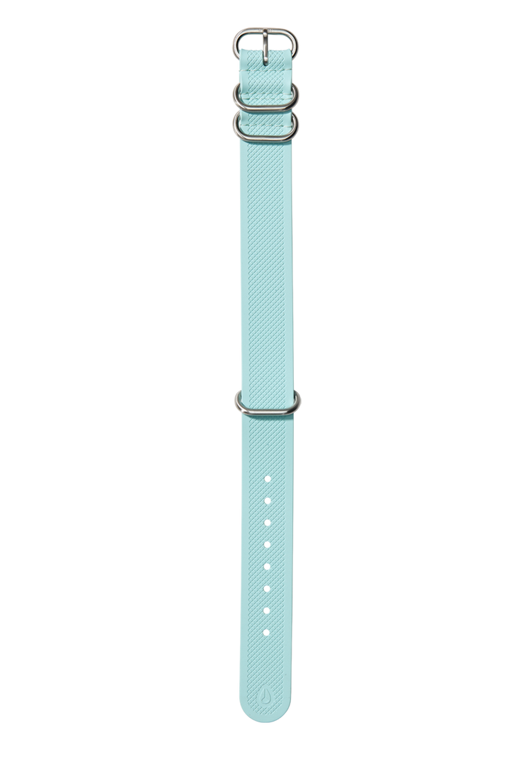 20 mm FKM-Gummi-Einteilerband – Ozeanblau