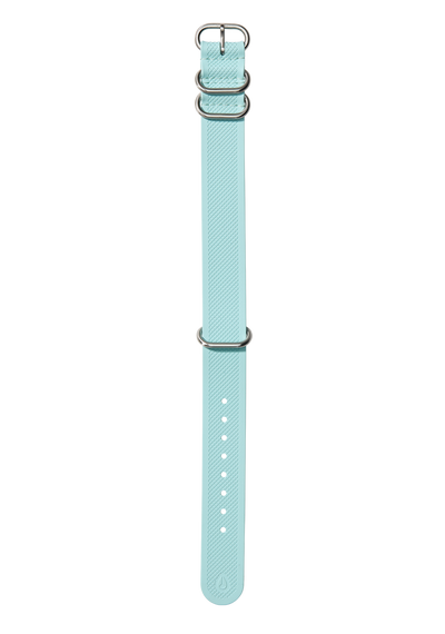 20 mm FKM-Gummi-Einteilerband – Ozeanblau