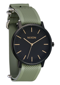 20mm FKM Rubber One Piece Band - Olive View 4