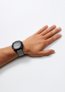 23mm Nylon #TIDE Band - Noir / argent View 6