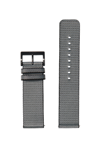 23mm Nylon #TIDE Band - Noir / argent View 1