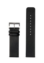 23mm Veg Tanned Leather Band - Schwarz
