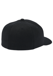 Deep Down Flexfit Athletic Fit Hat - Noir / rouge View 2