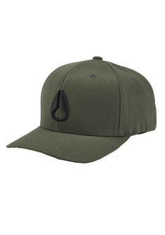 Deep Down Flexfit Athletic Fit Cap - Dunkel-Olivgrün