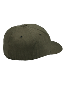Deep Down Flexfit Athletic Fit Hat - Vert olive View 2