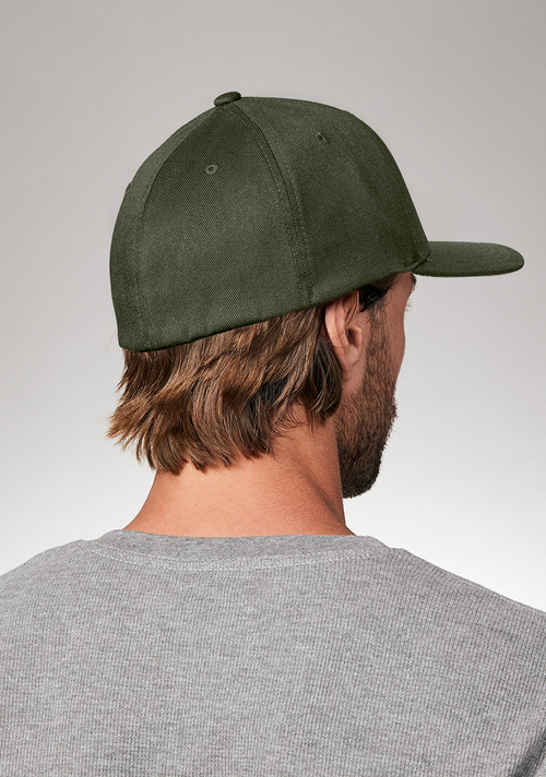 Deep Down Flexfit Athletic Fit Cap - Dunkel-Olivgrün