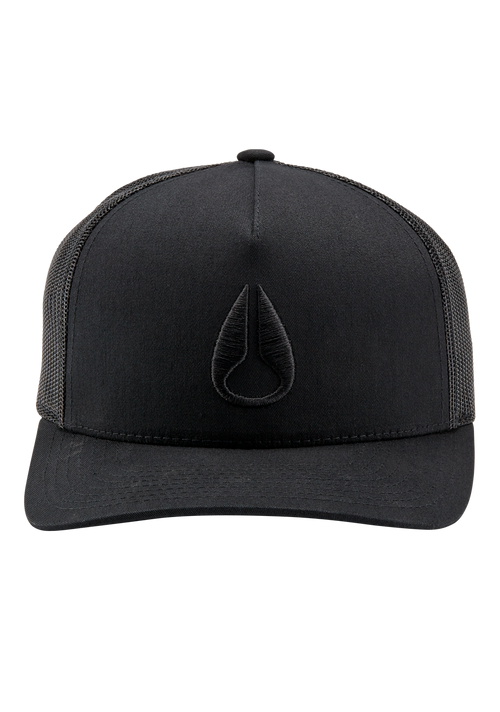 Iconed Trucker Hat - Schwarz / Schwarz