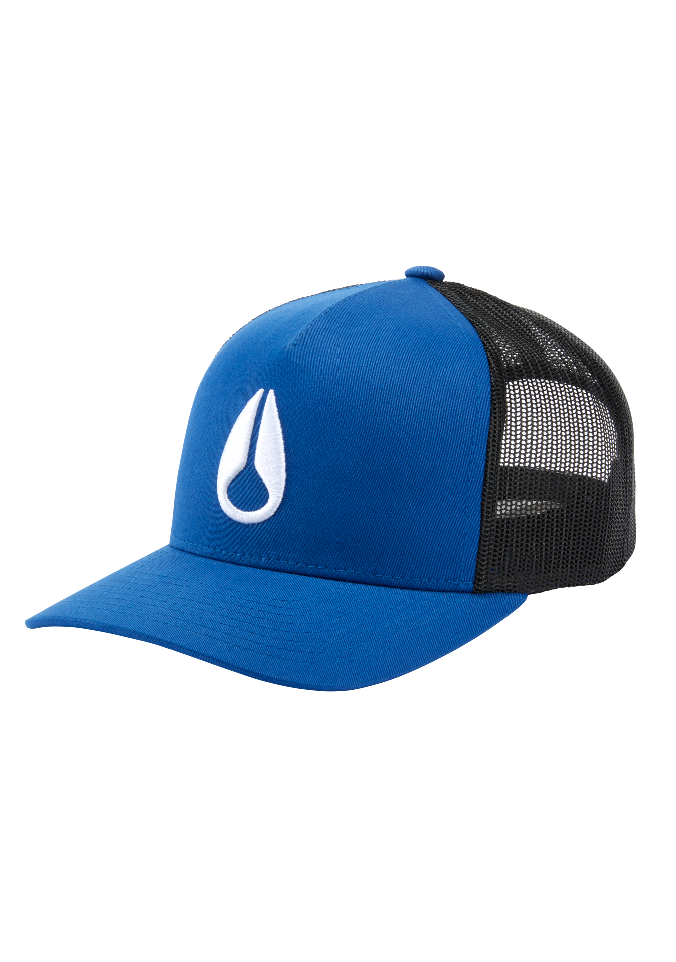 Trucker-Mütze mit Symbol - Royalblau / Schwarz View 1